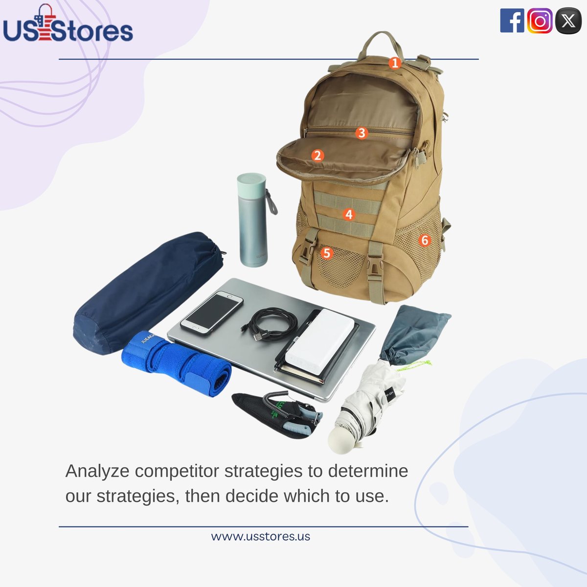 us_stores's tweet image. Crafted from high-quality nylon, our assault pack is tear-resistant and built to last. Perfect for all your adventures! 🏞️

🛒 Shop now at USSTORES!

#DurableGear #WaterproofPack #AdventureReady #USSTORES