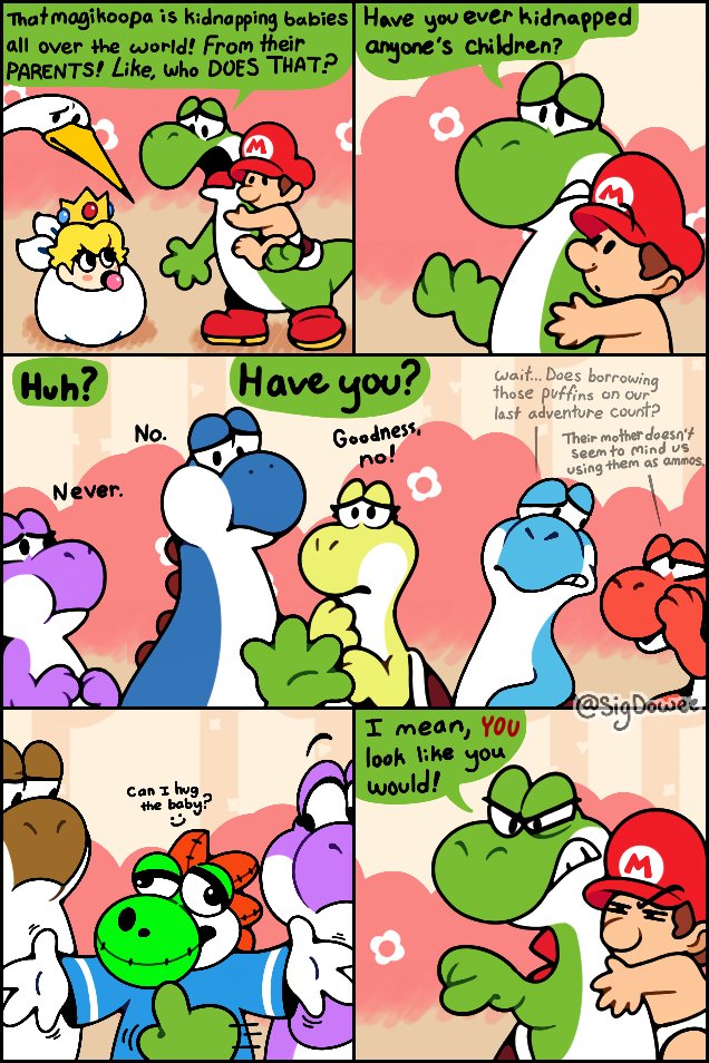 Who invited this weird fellow to the Yoshi meeting?🤨
#SuperMario #Nintendo