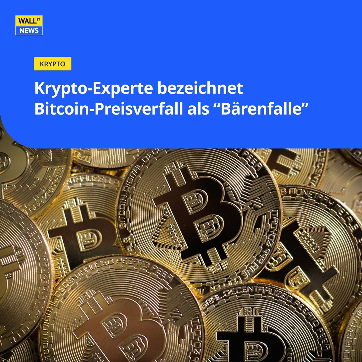 wsn_de's tweet photo. Der Bitcoin-Kurs ist am Donnerstag aufgrund des Verkaufsdrucks von Mining-Betreibern und Maßnahmen von Mt. Gox und der deutschen Regierung weiter gefallen. Trotz des Rückgangs glaubt ein Krypto-Experte, dass es sich um eine "Bärenfalle" handeln könnte.
#Bitcoin #BTC #BitcoinPreis https://t.co/b2f2nz7Ygq