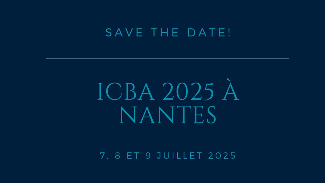 Institut fédératif des addictions comportementales (@ifac_addictions) on Twitter photo De retour de l’Université de Gibraltar, où se déroulait l’édition 2024, nous avons le plaisir d’annoncer que la 10ème édition de l’ICBA aura lieu à Nantes les 7, 8 et 9 juillet 2025.
Plus de précisions à venir en septembre sur le site de l’ISSBA: issba.elte.hu/#news
#ICBA2025 De retour de l’Université de Gibraltar, où se déroulait l’édition 2024, nous avons le plaisir d’annoncer que la 10ème édition de l’ICBA aura lieu à Nantes les 7, 8 et 9 juillet 2025.
Plus de précisions à venir en septembre sur le site de l’ISSBA: issba.elte.hu/#news
#ICBA2025