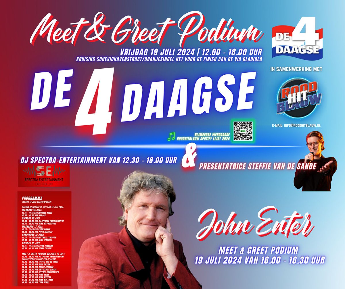 Volgende week gaat de zon schijnen bij de vierdaagse?