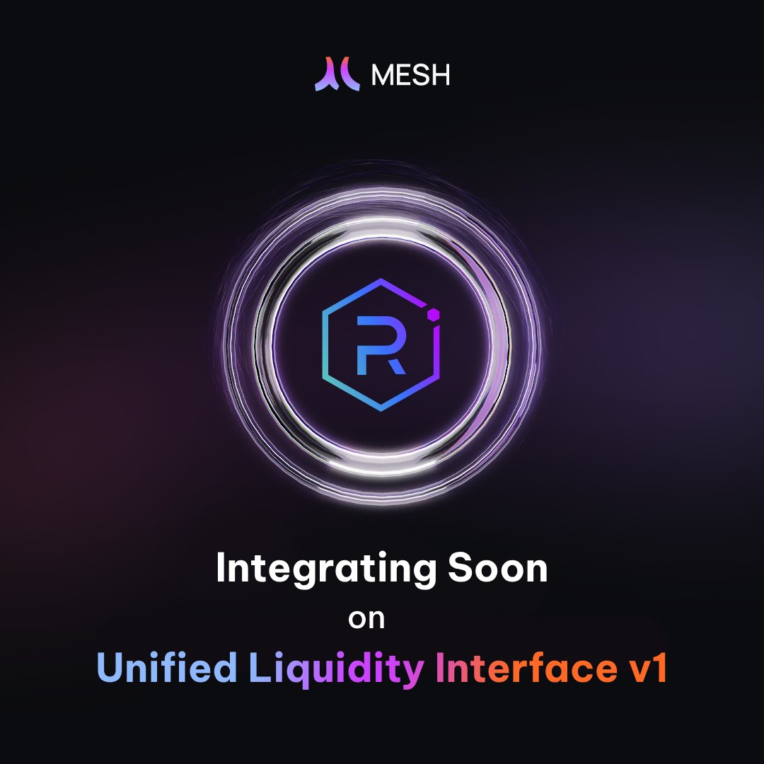 Mesh_Protocol's tweet image. Attention LPs 📢
We are bringing @RaydiumProtocol to our Unified Liquidity Interface!
Stay tuned for more details 📻

$SOL $RAY #Solana #Raydium $MESH