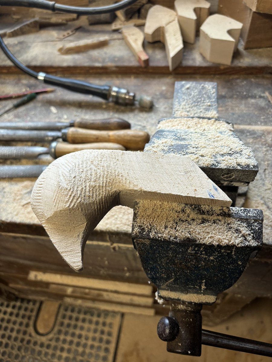 pathfinder1945's tweet photo. My English partridge in the making, and the finished article. https://t.co/abDBL1QHIV