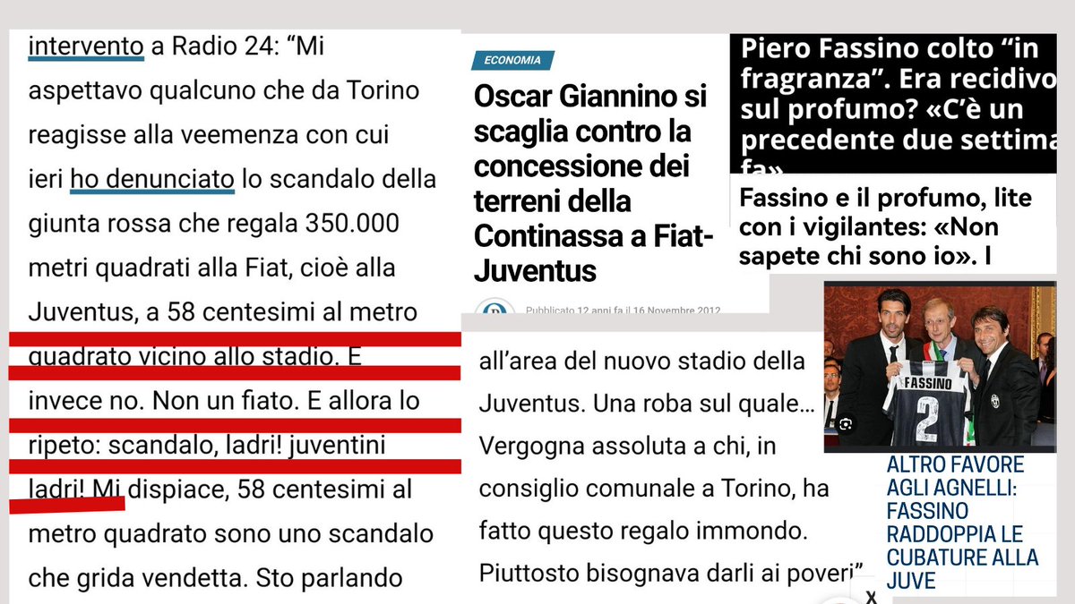 ICazzotti's tweet image. Perché non ricordare che il tanto decantato "Stadio Arsenio Lupin" sorto sul terreno della Continassa è stato un regalo del CleptoSindaco gobo Fassino. Immaginate se Sala, interista, avesse dato a 0,58 al mq,un terreno per costruirci lo stadio e che lo stesso sia stato beccato al