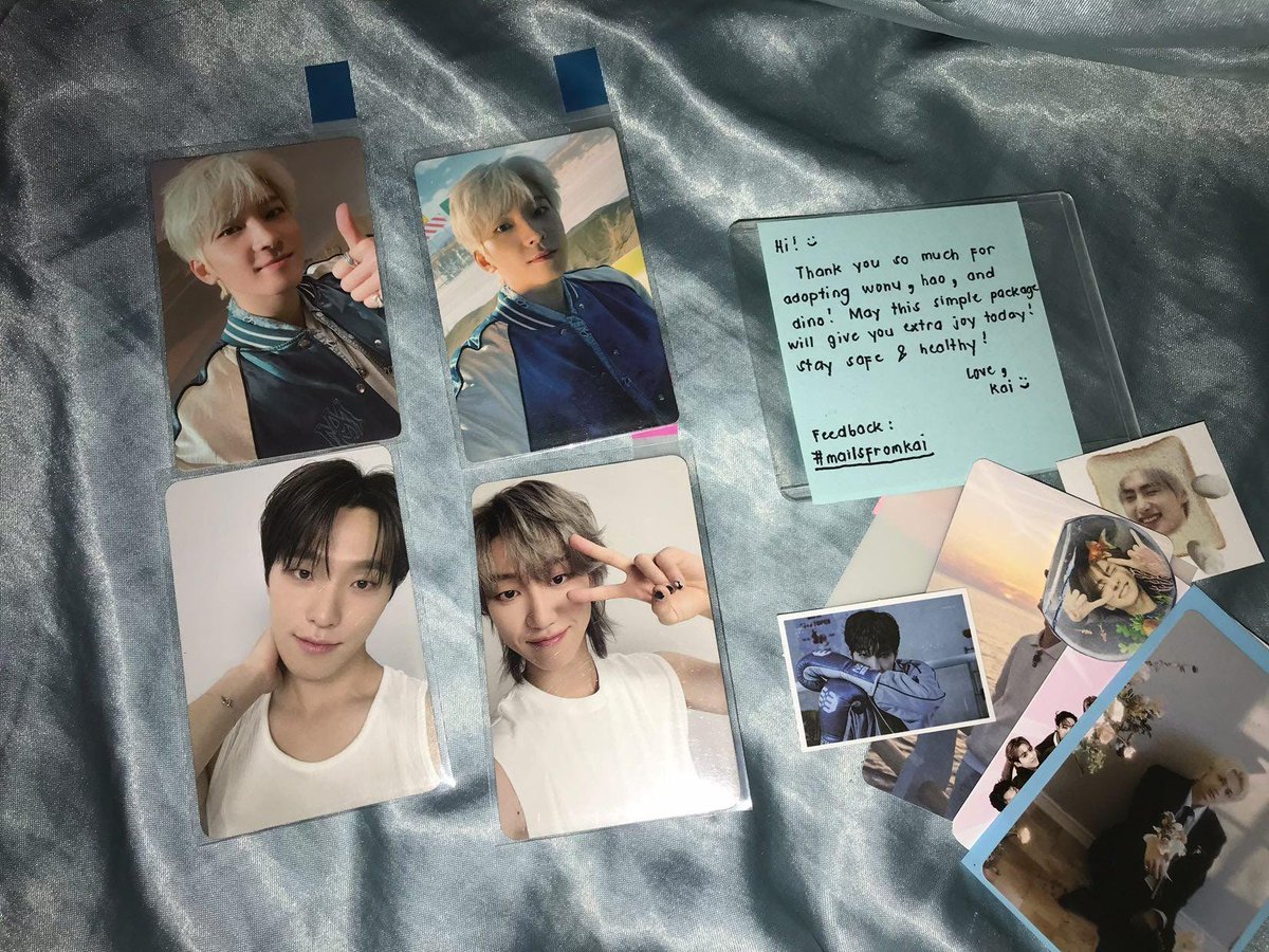 meowo_jww's tweet photo. #mailsfromkai
nakauwi na wonwoo atenista ko (T_T) thank you for letting me adopt ww atenista( ˘ ³˘)♡ @yawnnkai https://t.co/7FzNgZczEJ