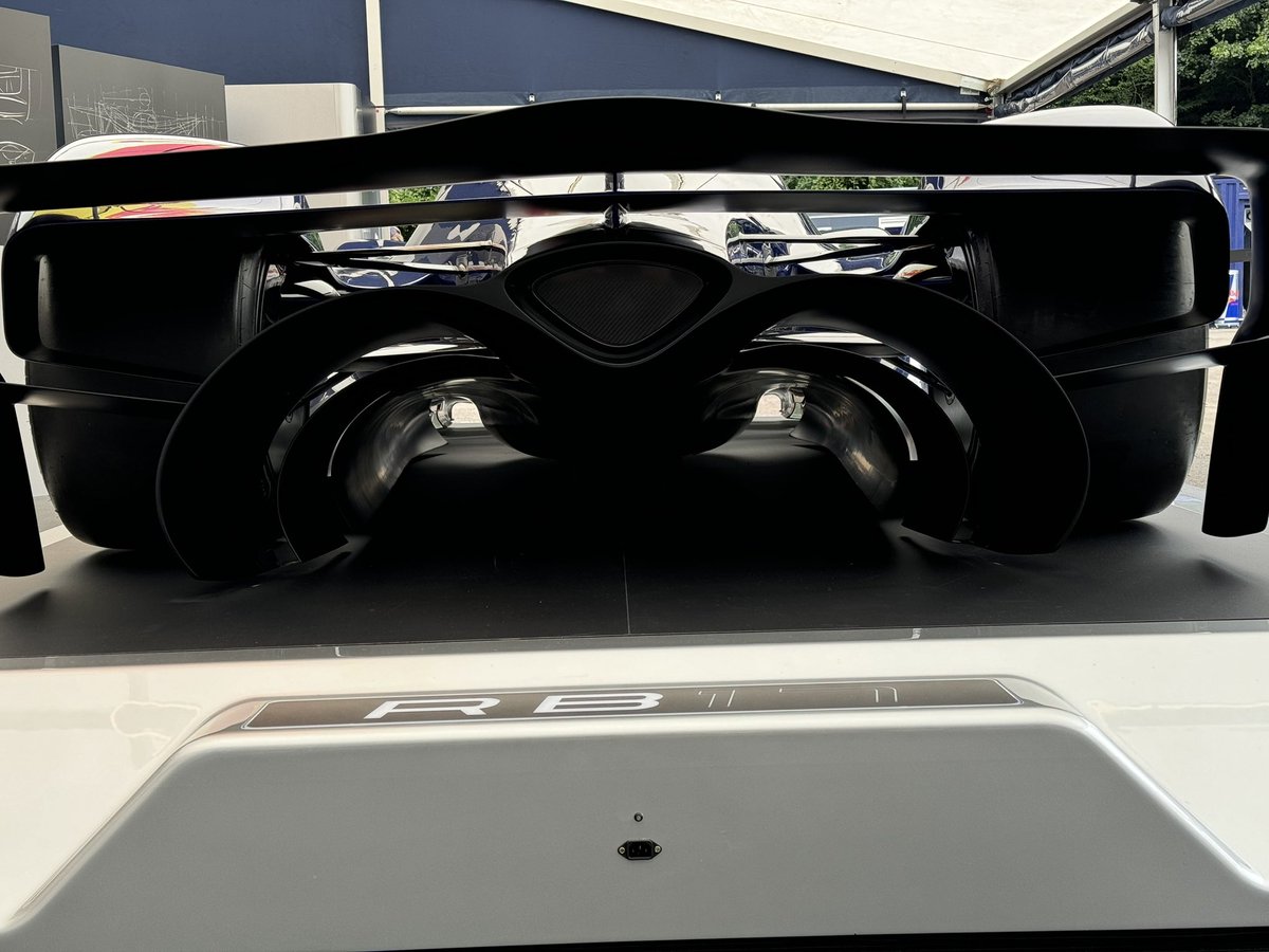 JoePompliano's tweet photo. Red Bull has officially unveiled its first-ever road car — the RB17.

• $6.2 million cost
• Over 1,000 horsepower
• Top speed in excess of 218 mph
• Designed by F1's Adrian Newey

They are only selling 50 units, resulting in $310 million in revenue. https://t.co/BWr2gi13kV