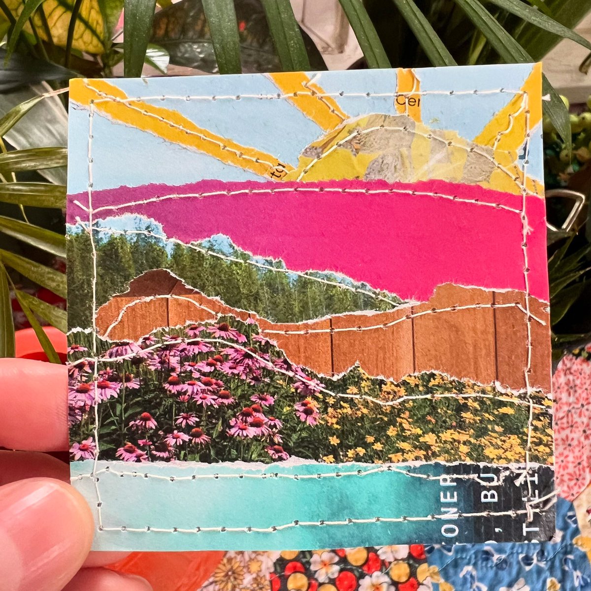 McCraftyArt's tweet photo. July 12: Explore #aoeuminis #mccraftyart #magazinecollage #artteacher #artteachersummer https://t.co/jHw507ULWk