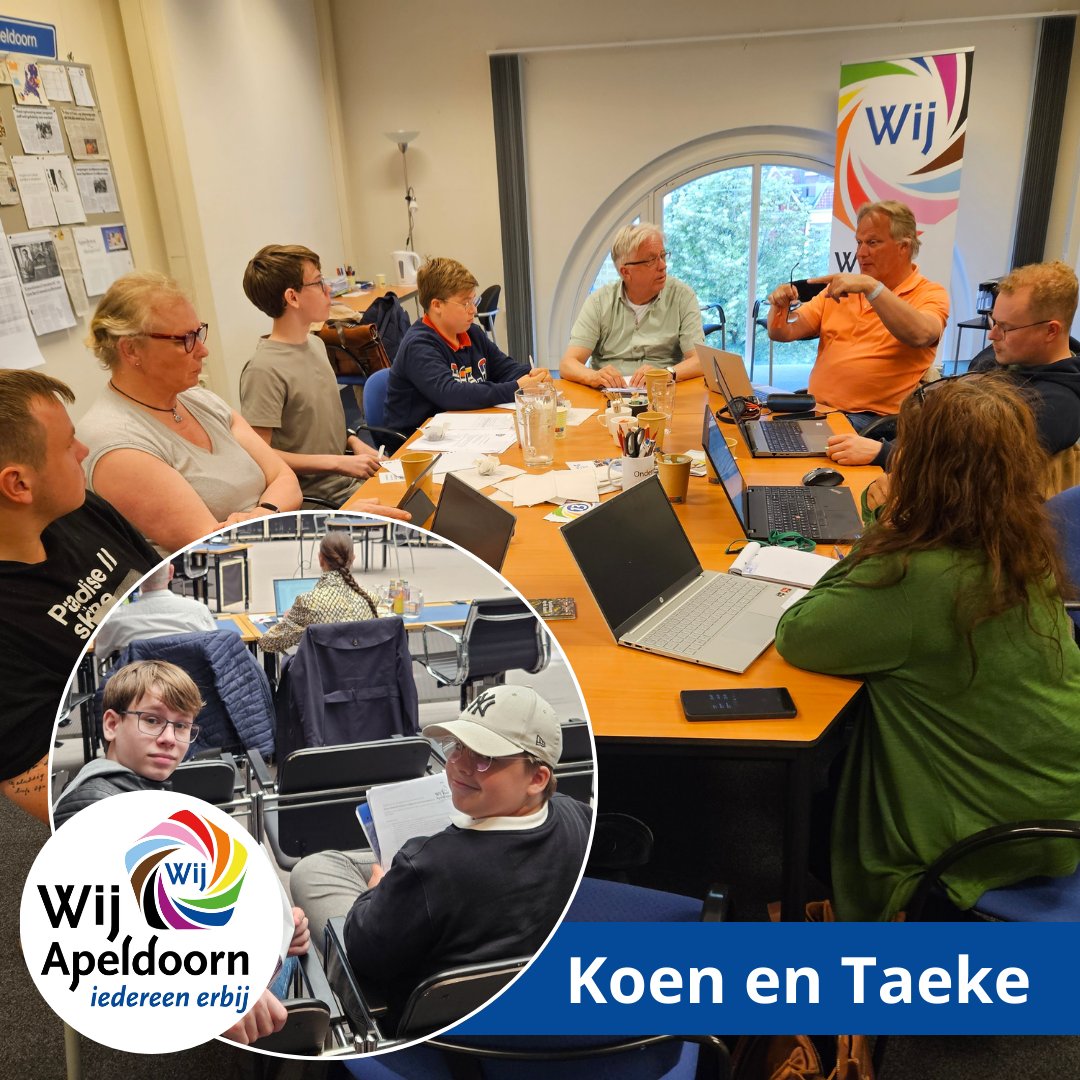 Net voor de schoolvakantie en het politieke reces deden Koen en Taeke hun maatschappelijke stage bij WijApeldoorn. Beide leerlingen van het Christelijk Lyceum MAVO kozen bewust voor een stage in de politiek. Lees verder op onze site: wijapeldoorn.nl/fractienieuws/…