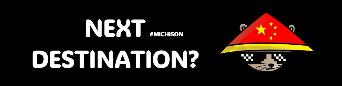 MichisonSOL's tweet photo. @wallstreetbets Continuing the #Michison Worldwide tour, after an amazing start in China🇨🇳, which country should I head to next to keep the adventure going strong? ✈️🌏🤳#GM #travala #MichisonVacation #vote https://t.co/QpryjKKyue