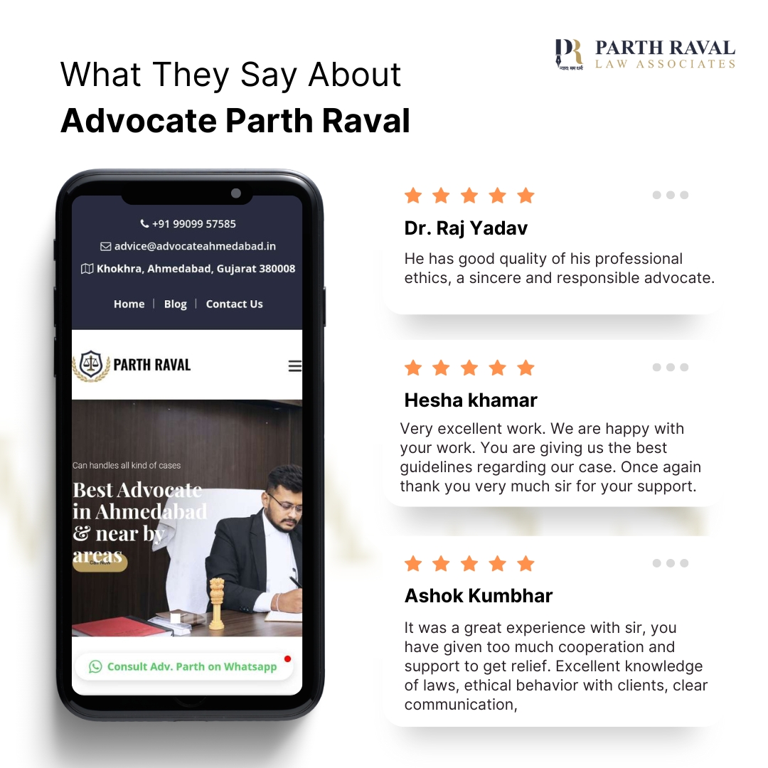 AdvParthRaval's tweet photo. Here I posted the best reviews I gathered
from my clients.
Which will inspire me to work hard.

#advocateahmdabad #advocatereviews #lawfeedbacks
#gujaratlawyer #lawyerahmedabad #review https://t.co/KQ0PwspJNp