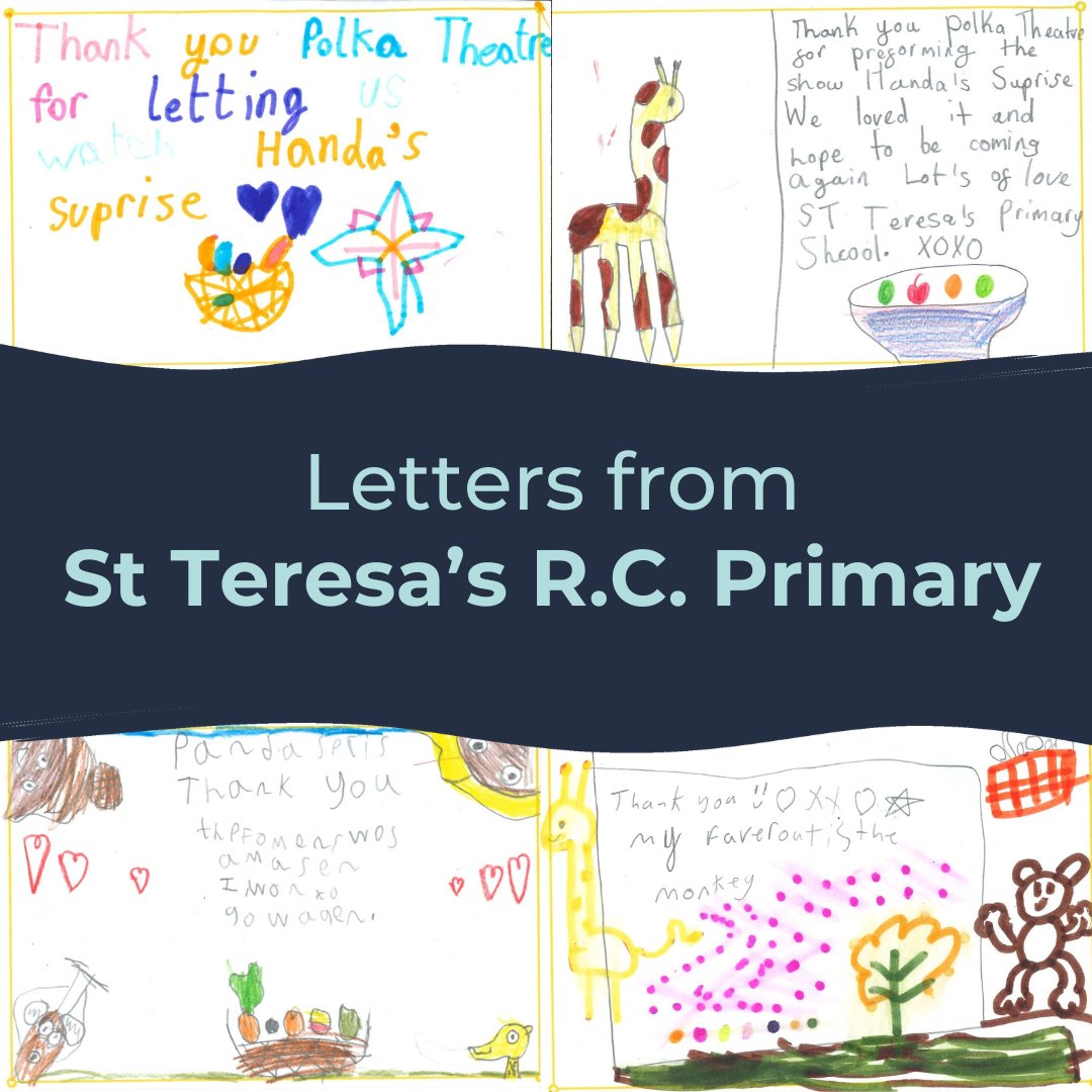 Happy #GoodNewsFriday 🎉

A massive thank you to the pupils at St Teresa's RC Primary School for sending us these stunning handwritten (and drawn!) letters. We were so happy to hear you loved Handa's Surprise as much as we did 🥭