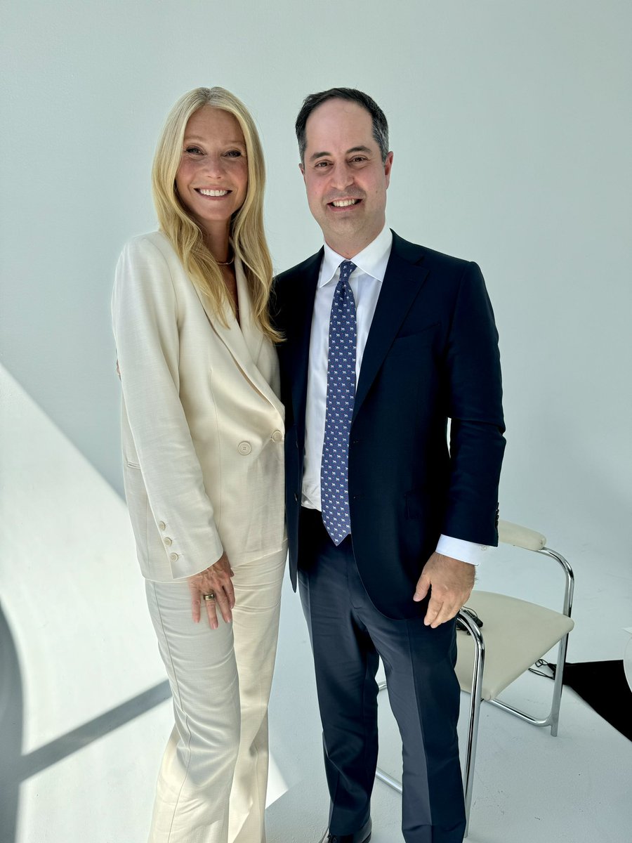 This week, I had the pleasure of working with Gwyneth Paltrow on a new project. I can't say what the project is just yet. What I can say, though, is that I'm always impressed with Gwyneth both personally and professionally. She's a powerful force for good in the realms of health