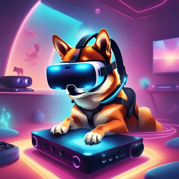 RichDogGame's tweet photo. Diving into virtual reality gaming with the latest tech. RichDogโs gaming setup is next level! #RichDog #VRGaming #TechPup ๐ถ๏ธ #crypto #btc #memetoken #memecoin #hamster #hamsterkombat #taptap #clicker #game #p2e #newcard https://t.co/m08tRmwHda