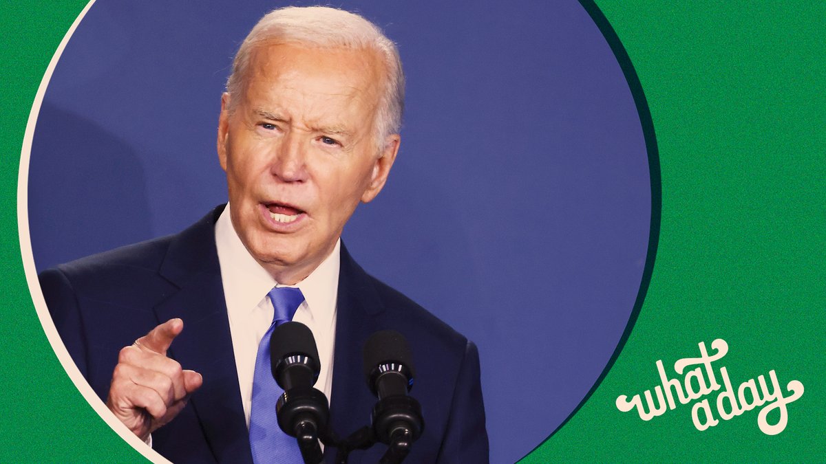 Crooked Media (@crookedmedia) on Twitter photo Political reporter <a href="/abigailtracy/">Abigail Tracy</a> breaks down the reaction to Biden’s press conference. And <a href="/RepMikeQuigley/">Mike Quigley</a> explains why he thinks it’s time to move forward with a new nominee. #WhatADay “Biden's NATO Presser Leaves Democrats Still Divided” out now: apple.co/whataday Political reporter <a href="/abigailtracy/">Abigail Tracy</a> breaks down the reaction to Biden’s press conference. And <a href="/RepMikeQuigley/">Mike Quigley</a> explains why he thinks it’s time to move forward with a new nominee. #WhatADay “Biden's NATO Presser Leaves Democrats Still Divided” out now: apple.co/whataday