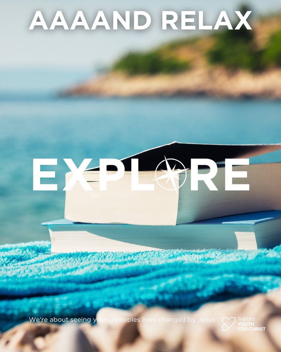 Tyfcteam's tweet photo. AND RELAX
That's the last EXPLORE Session for the year.
We're eager to hear what you learn over summer, so get exploring.
See you after the summer break!

https://t.co/kzVP21m2Td

#lumen #explore #lunchclub #christianunion #ashtononmersey #altrincham #summer #holidays #released https://t.co/mT7sk04AdK