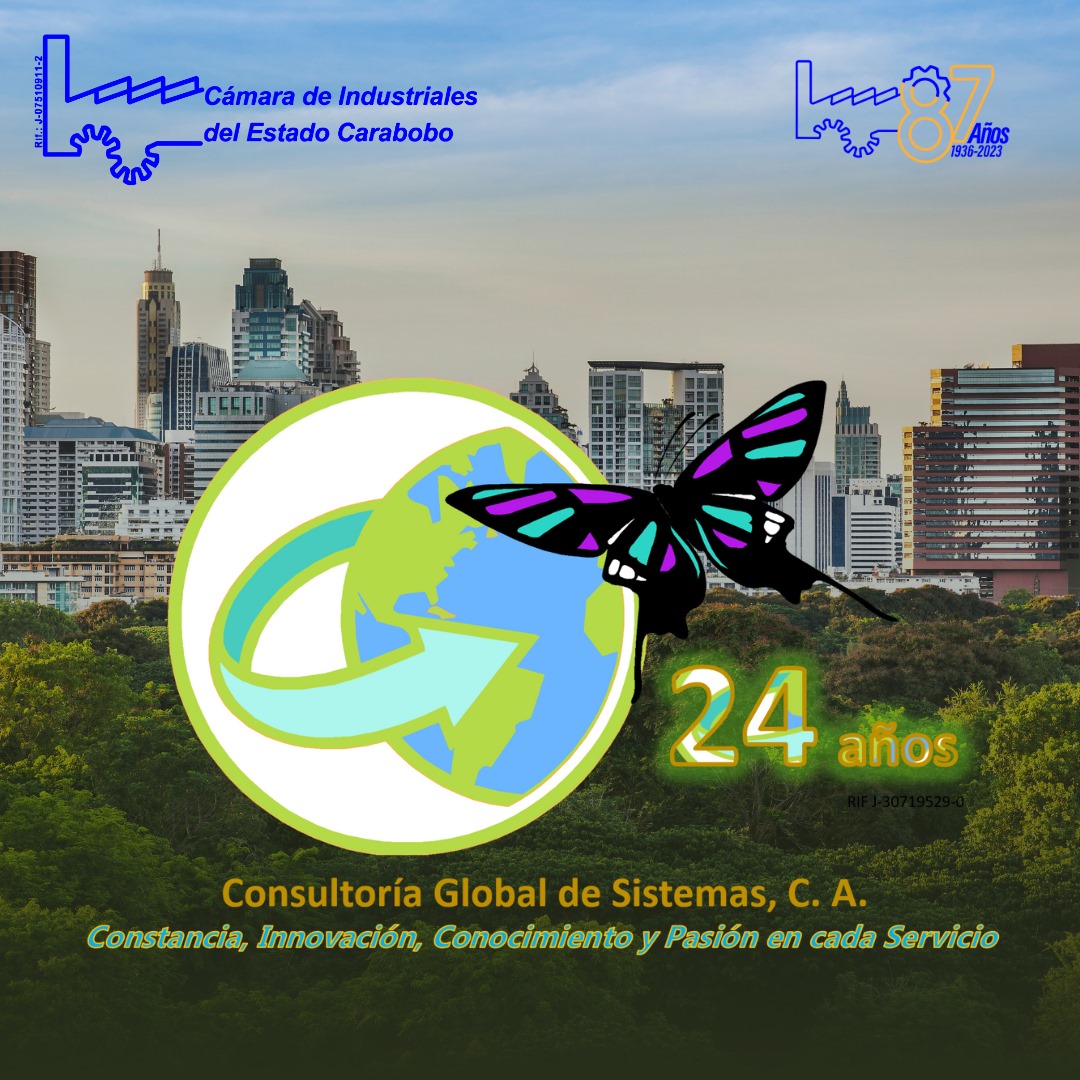 caraboboind's tweet photo. ¡Felicitaciones! Hoy reconocemos el esfuerzo y dedicación que ha demostrado nuestra empresa afiliada Consultoría Global de Sistemas y Gestión Integral de Ambiente, que llega a sus 24 años de trabajo ininterrumpido en favor del desarrollo sustentable. https://t.co/C2y7kj4R0L