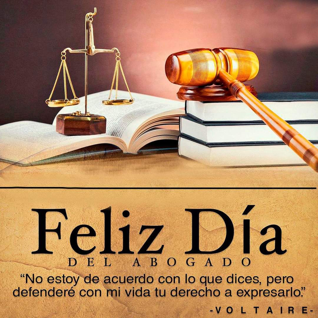 La defensa es todo un arte, esa labor es muy importante, por eso enviamos nuestro enorme reconocimiento a nuestros amigos y amigas Abogados, una profesión que no cualquiera realiza.

Reciban nuestro respeto.
Su amigo y Servidor 
Lic. Francisco Javier Hernández Martínez
Presidente