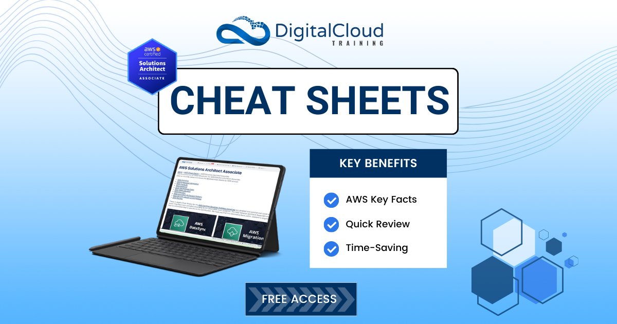 nealkdavis's tweet image. Check out our Free Cheat Sheets for the #AWSCertified Solutions Architect Associate exam here ➡️ digitalcloud.training/category/aws-c…
#AWSSolutionsArchitect