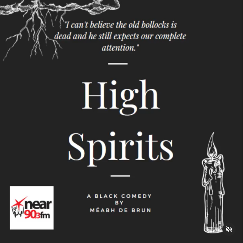 MeabhdeBrun's tweet photo. It is such an honour to be nominated for a #ZebbieAward. My radio play High Spirits, produced by @nearfm, has been nominated for Best Radio &amp; Audio Drama Script! 🎉 Thank you @WritersGuildIRL and best of luck to my fellow nominees Colin, Dorothy &amp; Cillian! https://t.co/pdnXJVqIfI