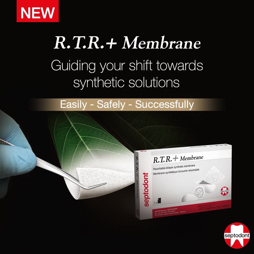 SeptodontLtd's tweet photo. R.T.R+ Membrane - The essential product to succeed in your extraction procedures 💪

👉 Let us guide your shift towards synthetic solutions.

➡️ Learn more: https://t.co/YpAZJ3zqiH https://t.co/Wr7PaHGFB1
