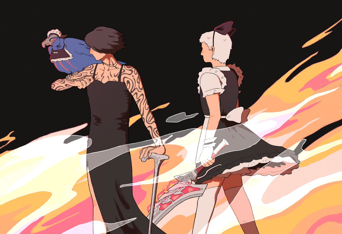 黑长裙与女仆装
#DevilMayCry #DevilMayCry5 #DMC #DMC5 #V #Nero