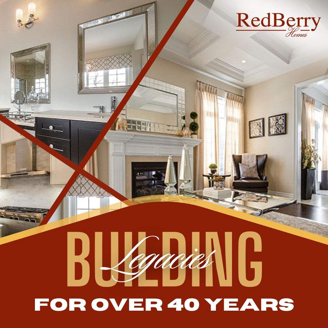 At RedBerry Homes, family values are at the heart of everything we do. With over four decades of experience, we're proud to craft homes and communities that stand the test of time. #FamilyLegacy #HomeBuilder