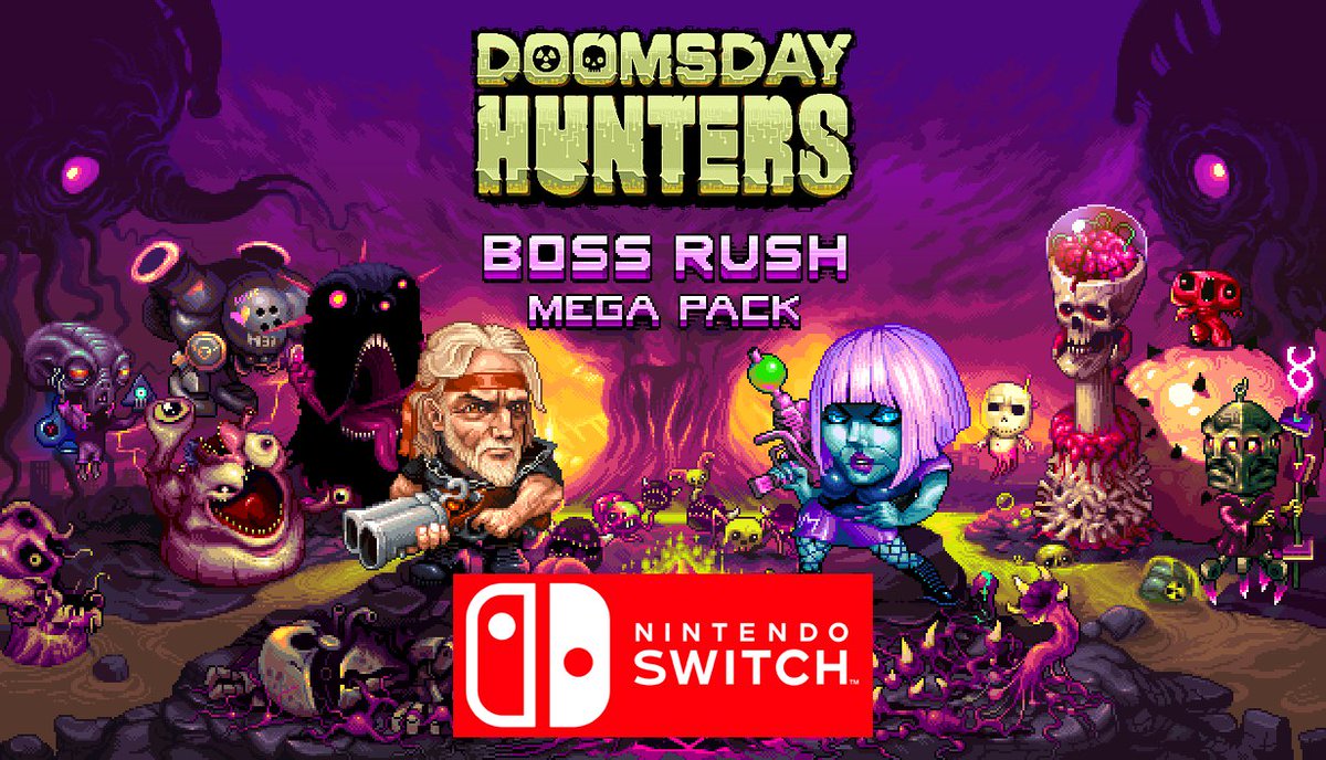 🔥DLC -BOSS RUSH Mega Pack- has been released for 🔴Nintendo Switch. 👉Grab it now❗️

🔸BOSS RUSH mode
🔸50+ New items
🔸40+ Completely New Bosses
🔸10+ New guns to add to your arsenal

nintendo.com/us/store/produ…

#pixelart #roguelike #Steam #indiedev #gamedev #indiegames