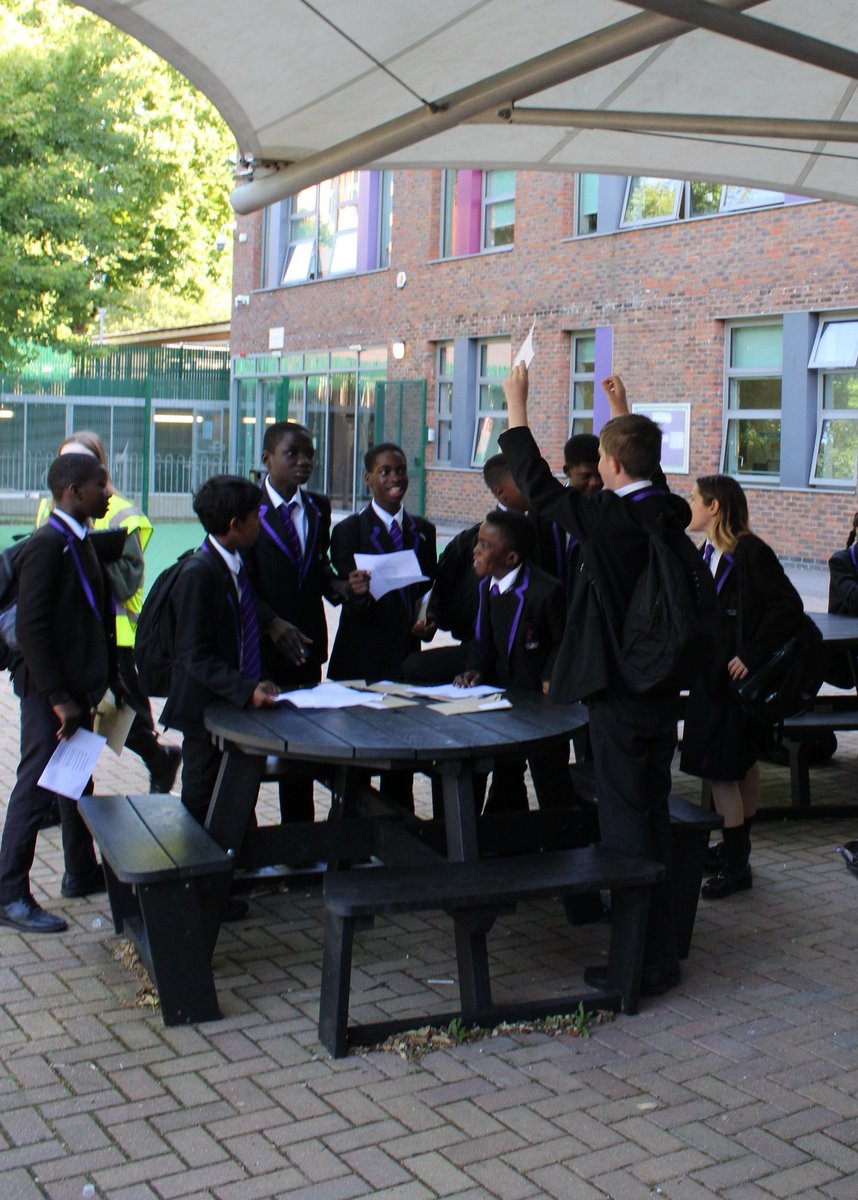 ArkCharter's tweet image. We have been celebrating our KS3 student&apos;s Rank Order Assessments this week, with envelope opening and celebration assembly. There was a fantastic atmosphere from students proud of their achievements, showing off their results to staff and comparing their rank order with friends.