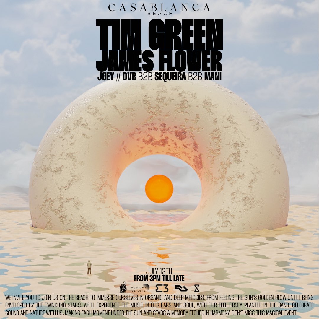 Excited for a day under the sun in Costa da Caparica at <a href="/CasablancaCaffe/">Casablanca Beach</a> this Saturday! 🏖️

Join me on the beach in beautiful Portugal. Can’t wait to see you there. ☀️ bit.ly/4bMJkUN