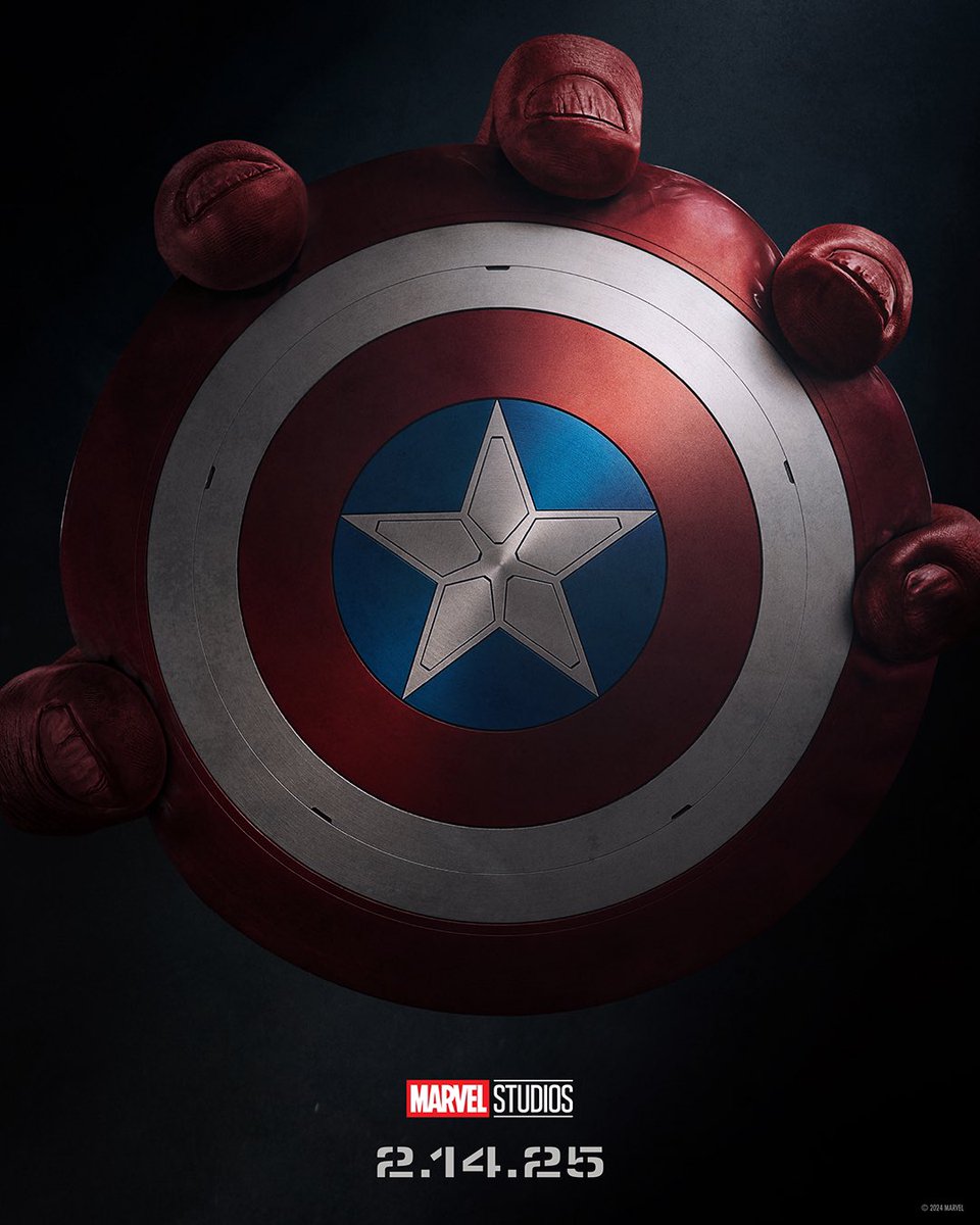 Marvel Studios' #CaptainAmericaBraveNewWorld. Only in theaters February 14, 2025.