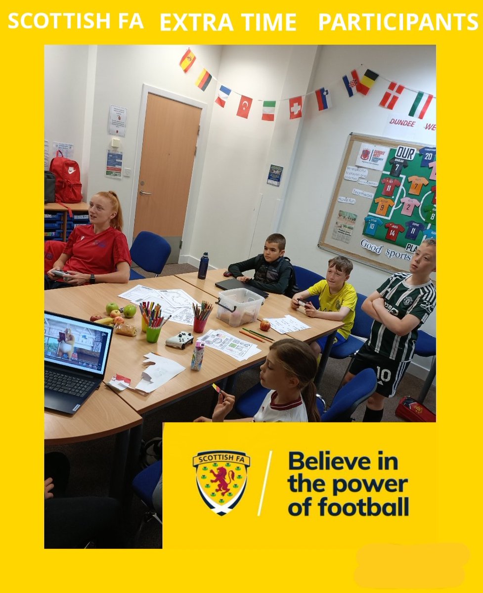 DundeeWestCT's tweet photo. ‼️Extra Time Update‼️
The extra time participants enjoyed lots of fun and games during the end of their school term.... Then they have also been enjoying Summer Camps this week.

🤝🏻Main Partners🤝🏻
☑️@ScotFAEast 
☑️@scotgov 
☑️@CraigowlPrimary 
☑️@DundeeBairns 
☑️Active Bistro https://t.co/e5cWqMf6T0