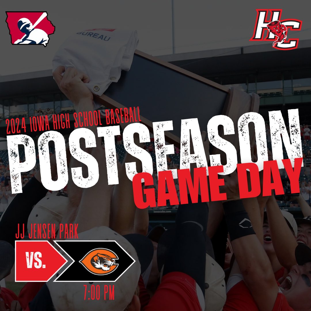 Cyclone_Bsball's tweet photo. PLAYOFF GAMEDAY! 

🆚 Carroll
⏰ 7:00 pm
📍JJ Jensen Park
🎟️ https://t.co/7RFL3PcvJL

Reminder: Tickets must be purchased online. https://t.co/gNiwC4NFDy
