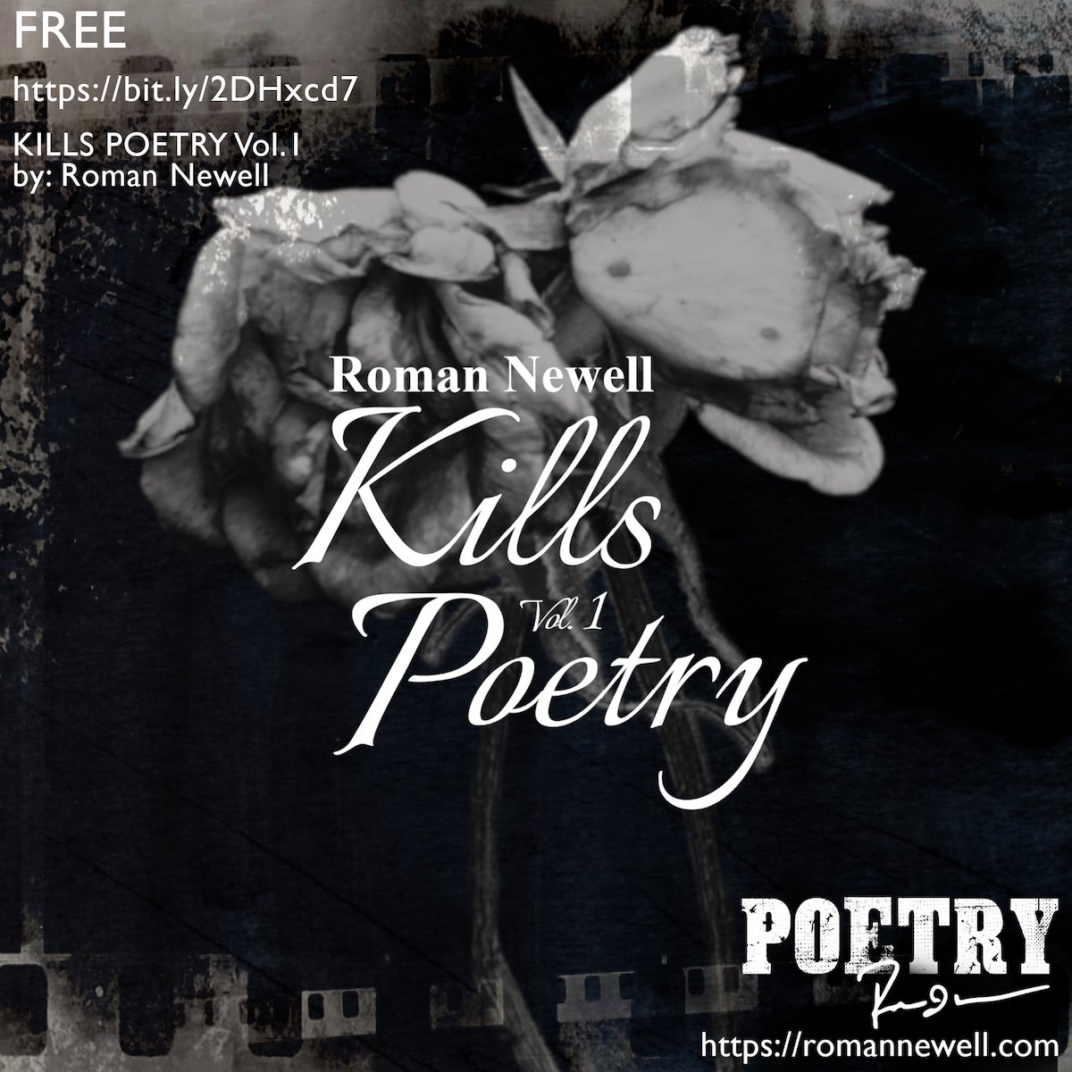 dajc_thoughts's tweet photo. Absorb the poetic sampling of life’s raw emotion and wonder…
KILLS POETRY Vol. 1 — FREE
by: Roman Newell
Ebook
https://t.co/AK3rkrTVGV
#darkpoetry #poetry #poetrylovers #freeverse #romannewell #killspoetry #poets #poetrywelovetoread #bookrecs #weekendpoetry #poetrynerds https://t.co/Vh9jF0KMdc
