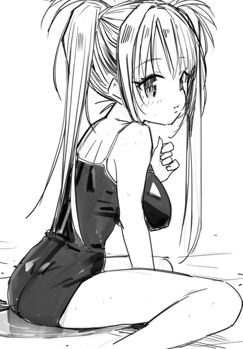 楽しいお絵描き!
久し振りに咲ちゃんスク水
皆さんよい週末を～ 