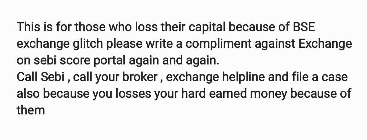 Fingrowth_'s tweet photo. 🔴 LOSSES BECAUSE OF BSE GLITCH.
OR CONTACT ME I WILL GIVE YOU PROPER WAY OF REFUND.

#sensex #zerodha #Biden #Drisey #loveislandusa #Nifty #banknifty #StockMarket #stockmarketअभ्यास #sensex #bseindia #RadhikaMerchant #loss #ZerodhaDown #glitch #redund https://t.co/3h1EqZYYzE