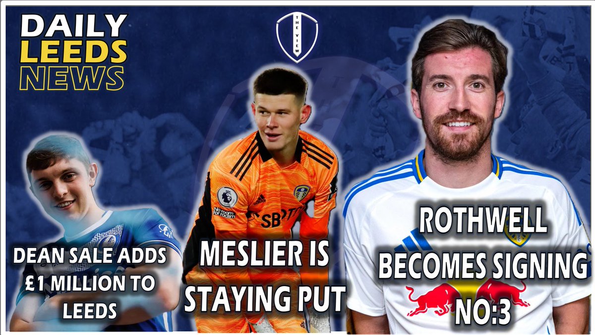 iGerLynch's tweet image. Todays Leeds United News
youtu.be/dgEdAPutELY
- Rothwell Becomes Signing No:3 
- Meslier Staying Put 
- Dean Move Pays Leeds 
- Harry Gray Makes Under 22 Debut
#lufc #leeds #leedsunited #efl #49ers