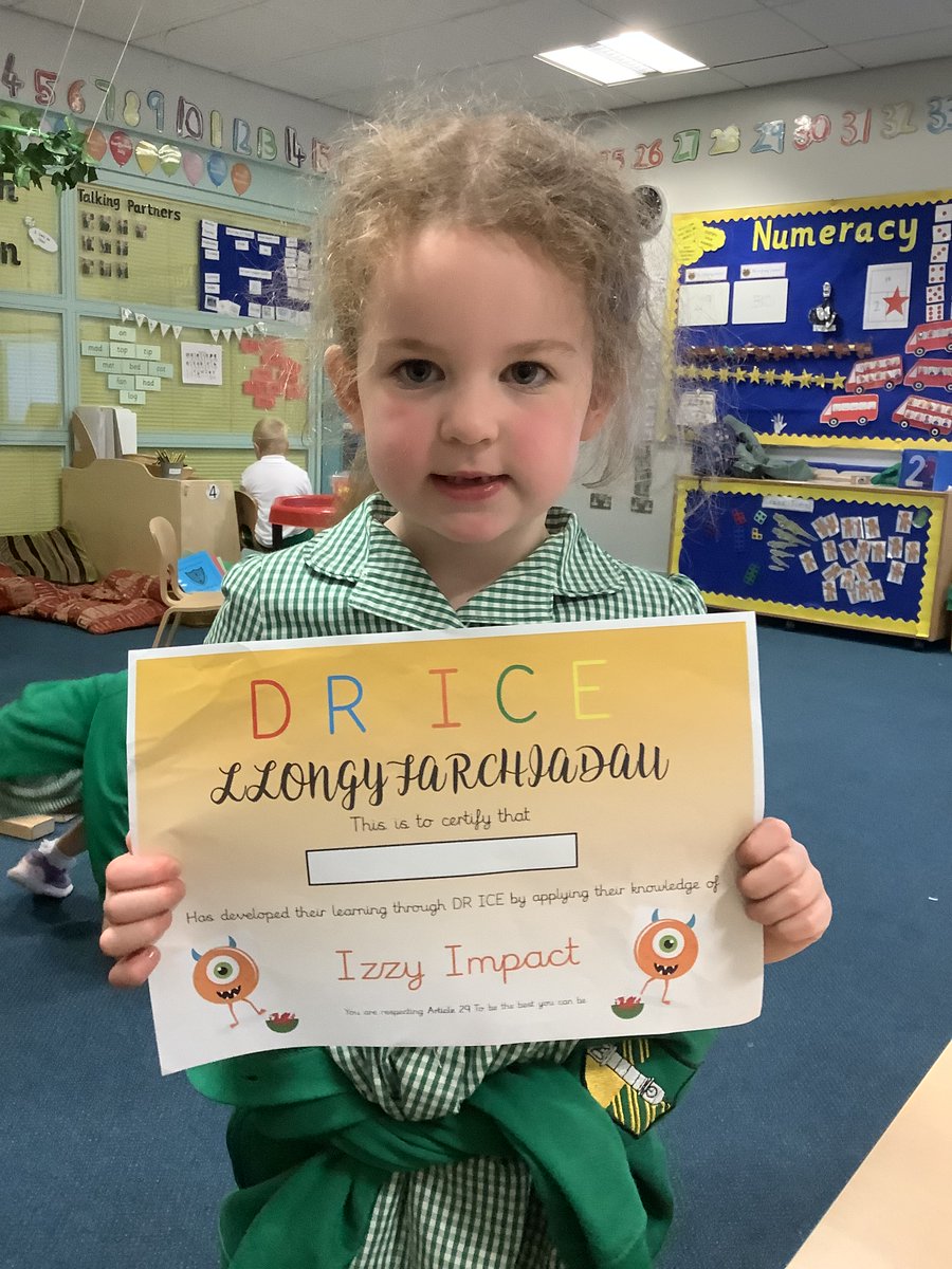 glanhowyprimary's tweet photo. Llongyfarchiadau to the DRICE winner in Bera Bach this week! You work so hard to make sure your work is always your best! You are a certainly a role model to others around you! #BeraBach #IzzyImpact #RoleModelRodney https://t.co/xrqNVO1p0b