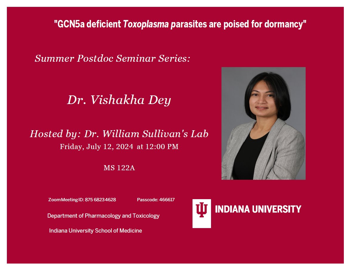 Today's postdoc research in progress seminar