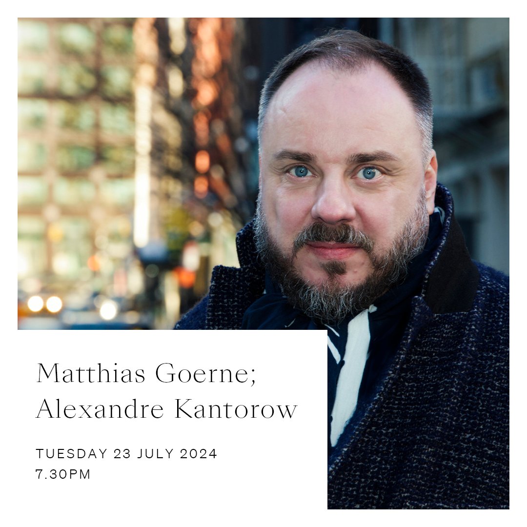 The first of two performances by leading baritone <a href="/GoerneMatthias/">Matthias Goerne</a> this week at Wigmore Hall 🎵

Tonight, a programme of Schubert with pianist Alexandre Kantorow 🎹

🕰️ 7.30pm
🎟️ wigmore-hall.org.uk/whats-on/20240…