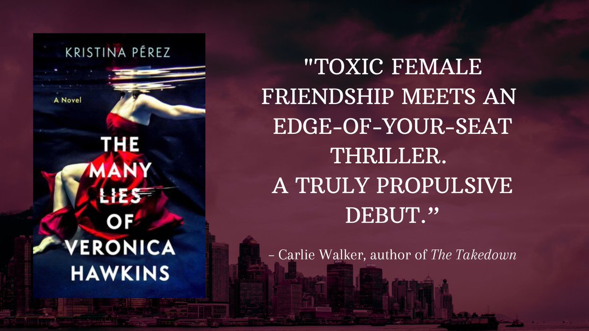 Kristina Pérez Updates (@kkperezbooks) on Twitter photo Less than two months until my debut adult novel THE MANY LIES OF VERONICA HAWKINS is out the US!
<a href="/PegasusBooksUSA/">Pegasus Books</a> <a href="/perez_literary/">Pérez Literary & Entertainment Ltd.</a> Less than two months until my debut adult novel THE MANY LIES OF VERONICA HAWKINS is out the US!
<a href="/PegasusBooksUSA/">Pegasus Books</a> <a href="/perez_literary/">Pérez Literary & Entertainment Ltd.</a>