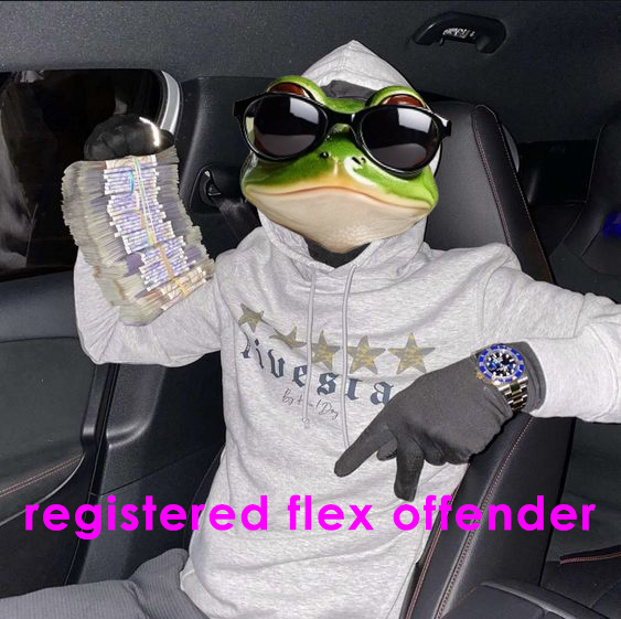 FrogsterToken's tweet photo. flex out
#MemecoinRevolution #MemeToken #solanatoken #SolanaMemeCoins https://t.co/0DMaRjxNlg