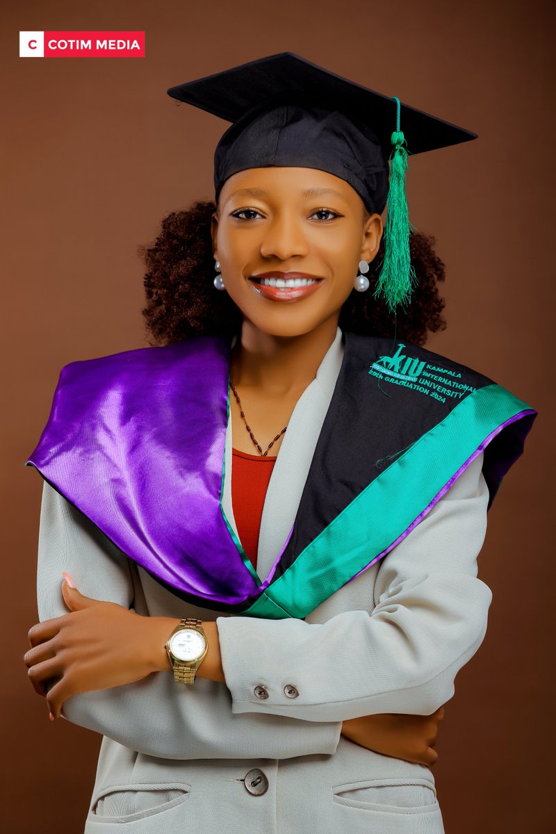 cotimmedia's tweet photo. Congratulations. Cathy Celebrating her Academic Achievement in our Studios at UK Mall Kansanga https://t.co/1aefMRzMj6
