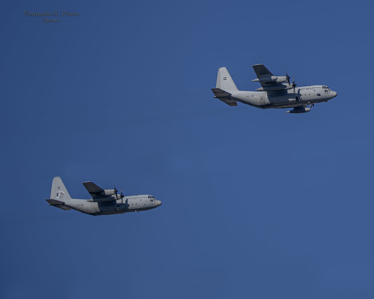 Ferfast's tweet photo. No podían faltar las chanchas en el desfile por el #9DeJulio 😍✈️🐷
C-130H Hércules TC-66/69/70 @FuerzaAereaArg1 
📷🇦🇷 09/07/24
#DesfileAereo #FuerzaAerea #avgeek #AviacionMilitar #Nikon #Sigma
@Argendef @Magicmoon_7 @jpablosm10 @LucianoQuaranta https://t.co/6btbyU2ueg