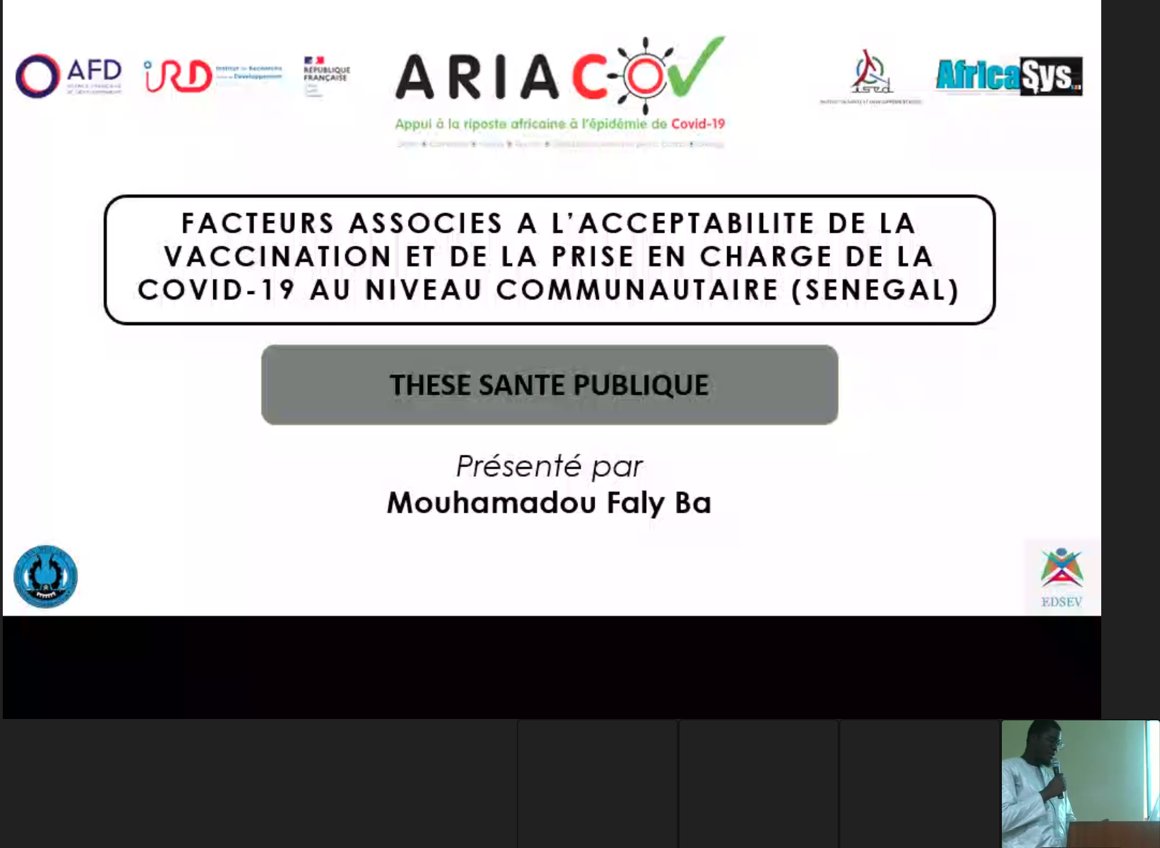 ValeryRidde's tweet photo. Bravo à @falyba94 pour la soutenance de son excellente thèse de Ph.D en santé publique
@UCAD_Senegal  @AFD_France @ird_fr @FranceoSenegal  @santegouv_sn @AfricaSys_COM https://t.co/6kOjybX48Y