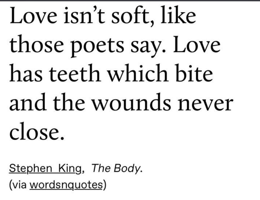Lovandfear's tweet photo. — Stephen King https://t.co/pQXB3dXVI8