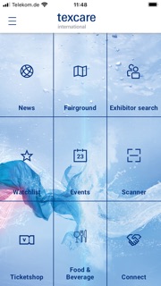 The #Texcare Navigator App 📲 
Our App for Android and iOS devices is a useful companion for your visit to the trade fair with 
exhibitor search, all events during the trade fair,
important news from the press and social media, ticket shop + a scanner: texcare.messefrankfurt.com/frankfurt/en/p…