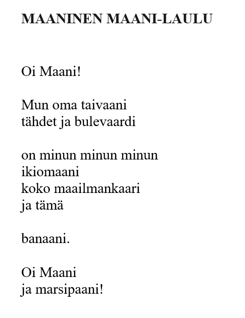 kaikkienturva's tweet photo. Laura Ruohonen: Maaninen Maani-laulu
POLTTOPISTE 12.7.2024
#KaikkienTurva https://t.co/muM6aXbviq