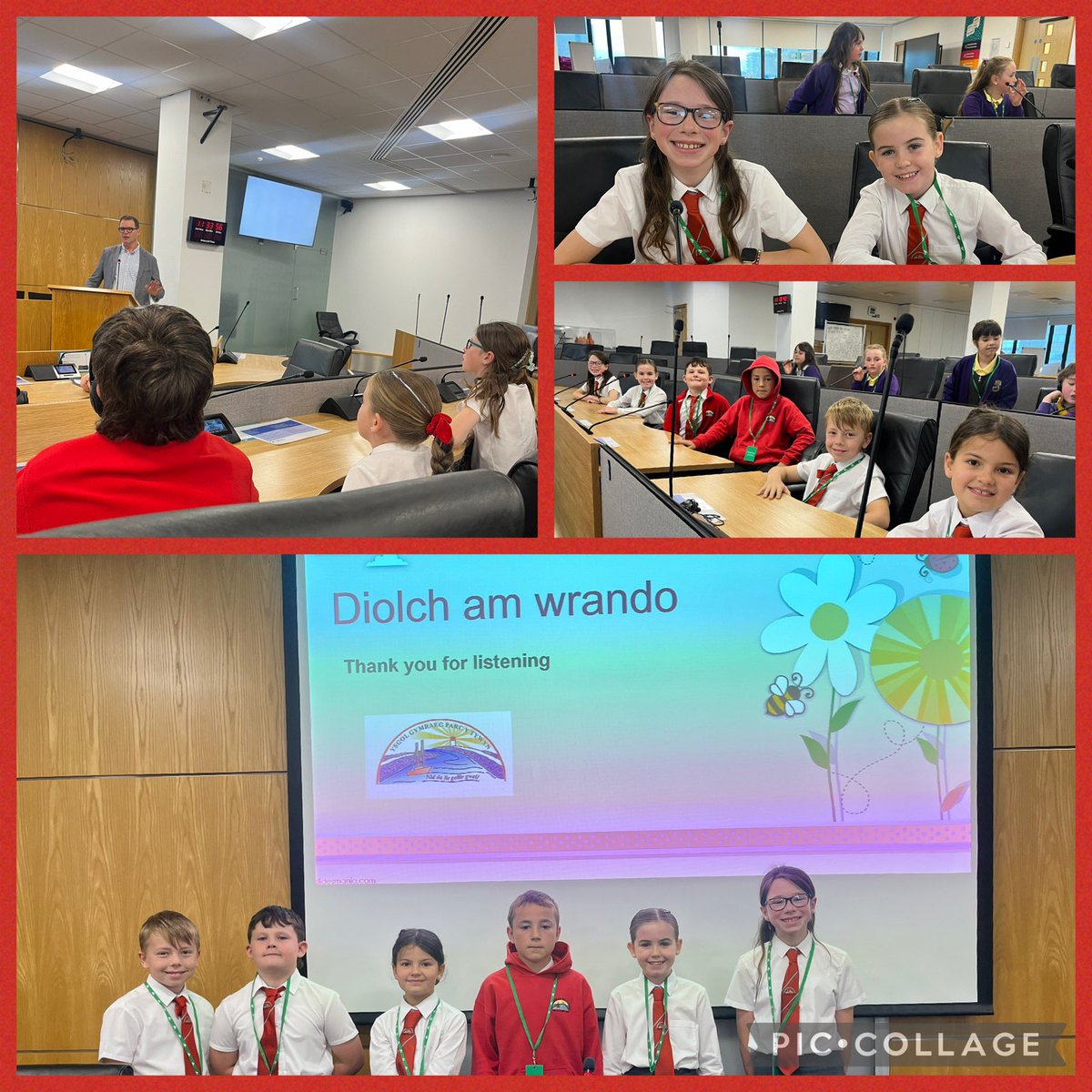 ParcyTywyn's tweet photo. Aelodau’r Cyngor Eco a’r Cyngor Ysgol wedi cael profiad arbennig yn cyflwyno yn Y Senedd

School Council and Eco Council pupils have had an amazing experience presenting @YSenedd 
Diolch #seneddcymru #welshgovernment #pyt #eco #biodiversity #bioamrywiaeth #bees #gwenyn 🐝 ♻️🌻 https://t.co/1n02iqpQ5y