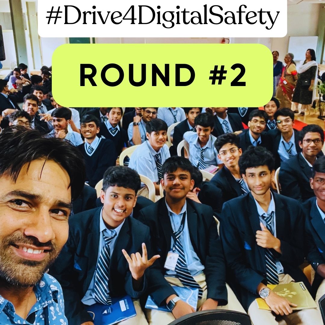 SociallyBlog's tweet photo. The second edition of #Drive4DigitalSafety is here! We're thrilled and can't wait to get started. If your #School, #College, or #University is keen on discussing #CyberSafety, #AI, and related topics with your students, let's connect! Reply to this tweet and we'll be in touch. https://t.co/SX2UC9F9W0