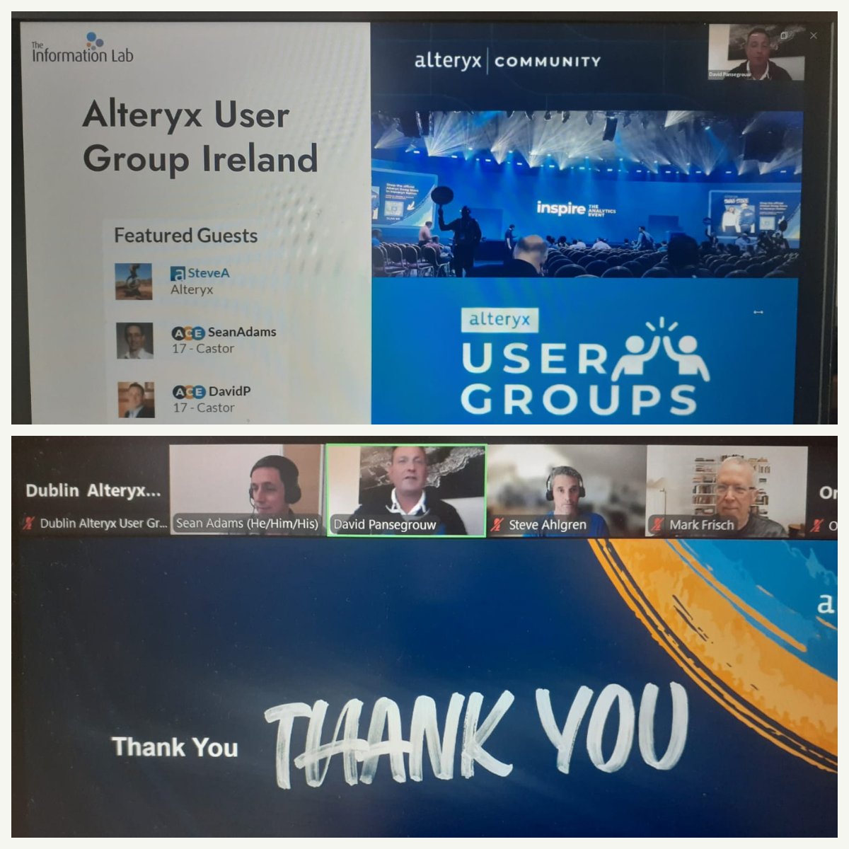 theinfolabie's tweet image. We had a brilliant Alteryx User Group Ireland session this week! Join the user group community and watch the recording here: hubs.la/Q02Gm4830

#AlteryxUserGroup #AnalyticsForAll #AnalyticsGroups #AnalyticsResources #AnalyticsHelp